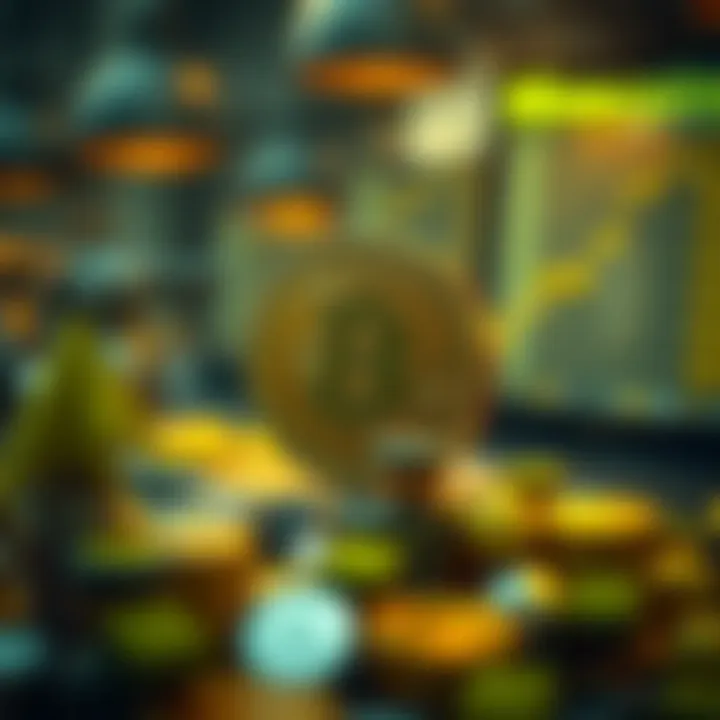 A digital representation of Hivecoin in a financial ecosystem