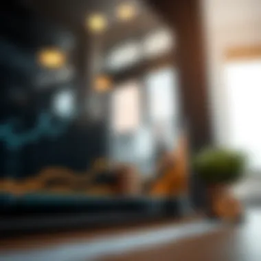 A graph illustrating investment potential and market growth