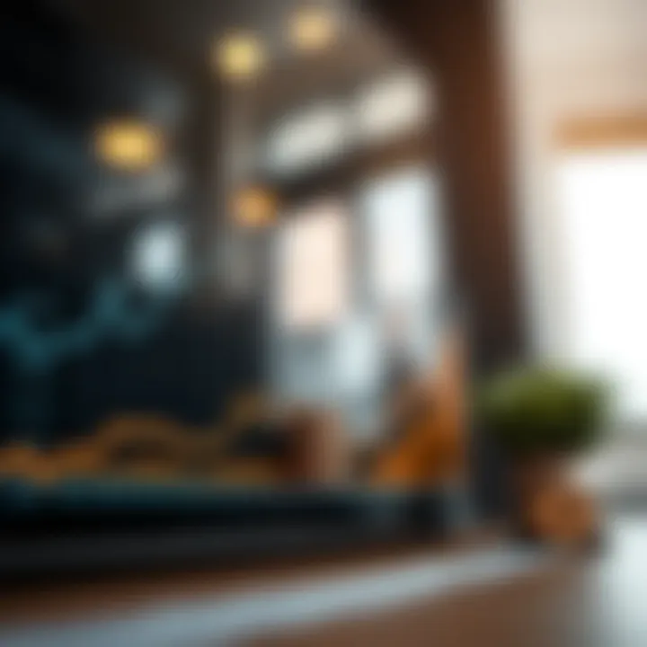 A graph illustrating investment potential and market growth