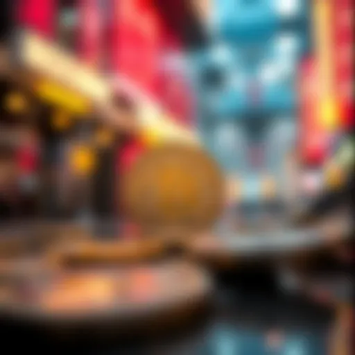 Visual representation of ICP coin dynamics in the crypto market