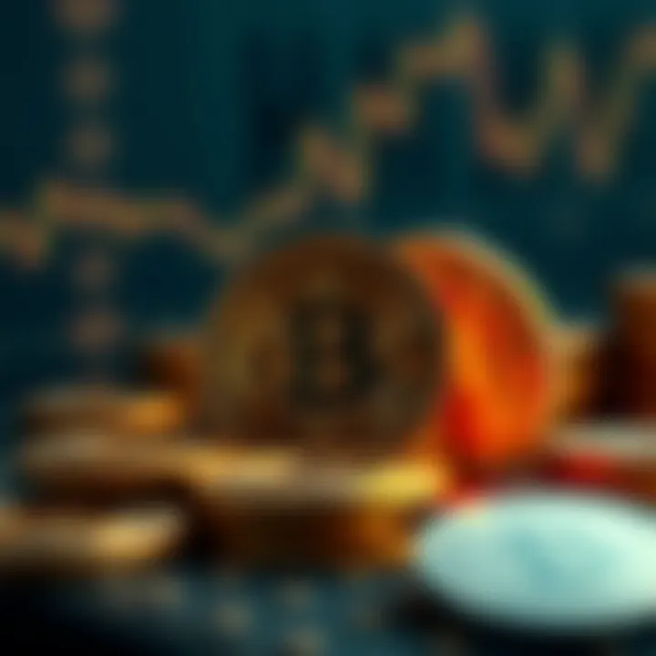 Graphical representation of investment strategies in cryptocurrency