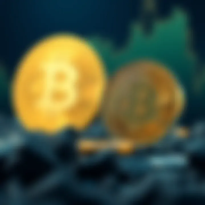 Investment Strategies for Ripple and Bitcoin Investment strategy infographic analyzing opportunities in Ripple and Bitcoin