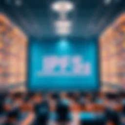 Visualization of IPFS architecture showing decentralized file storage