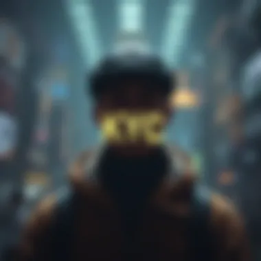 A digital representation of cryptocurrency and KYC relevance