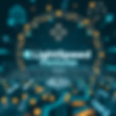 Illustration of the relationship between LightSpeed Ventures and blockchain technology