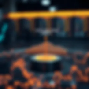 Conceptual diagram showing liquidity benefits of smart order routing