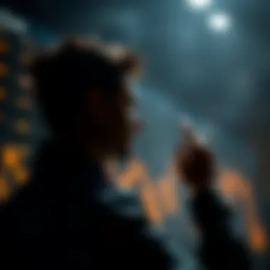 Illustration of the implications of the head and shoulders pattern in market predictions