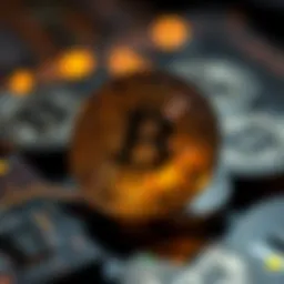 Conceptual representation of blockchain technology