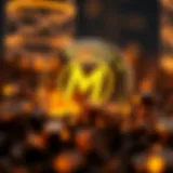 Conceptual illustration of MetaCoin in blockchain technology