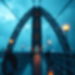 Conceptual representation of the metaverse bridging digital and physical worlds