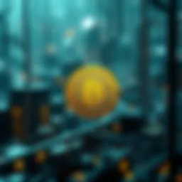 Conceptual representation of MRST Coin in blockchain technology