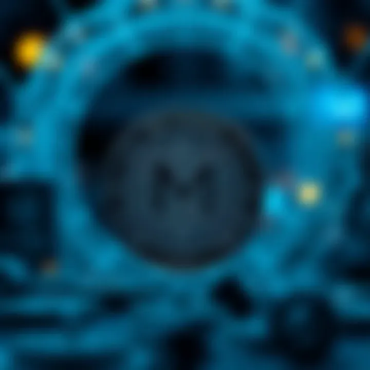 Exploring MYRO Coin in Blockchain Ecosystem Visual representation of MYRO coin in the blockchain ecosystem