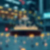 Visualization of decentralized finance ecosystem