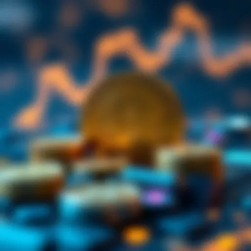 The Rise of Digital Assets and NFTs Conceptual illustration of digital assets and NFTs