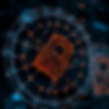 Infographic depicting the relationship between nodes and blockchain security