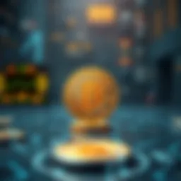 Conceptual representation of blockchain technology for digital certification