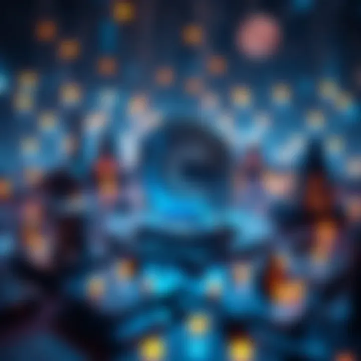 OrcaCoin in the Blockchain Ecosystem Visual depiction of blockchain ecosystem highlighting OrcaCoin's role