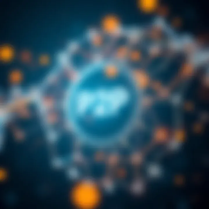 Understanding P2P Network Architecture Visual representation of a P2P network architecture