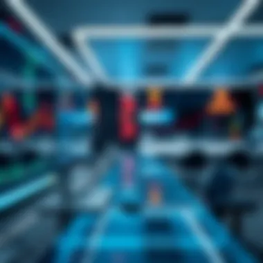 Illustration of selecting a trading platform for transactions