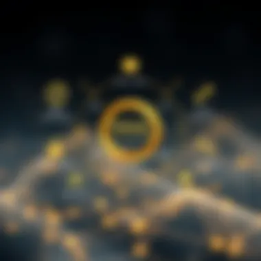 Functional Aspects of Blockchain in Peace Network Diagram illustrating the functionalities of blockchain technology