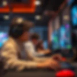 Conceptual representation of play-to-earn gaming