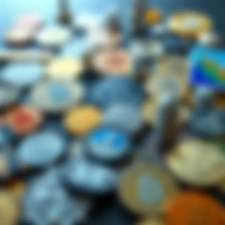 Overview of Popular Cryptocurrencies Diverse array of popular cryptocurrencies