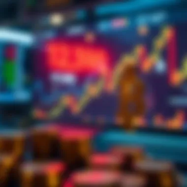 Graphical representation of price optimization in trading