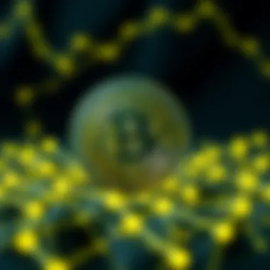 Conceptual representation of blockchain technology