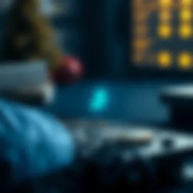 Risk Management in Cryptocurrency Mining Diagram illustrating risk management strategies in cryptocurrency mining