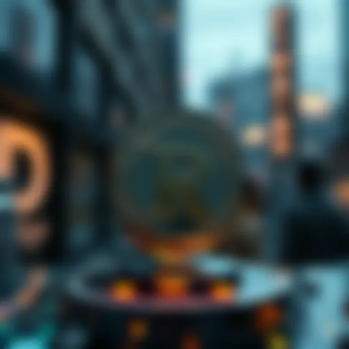 Conceptual representation of RXD coin in a digital ecosystem