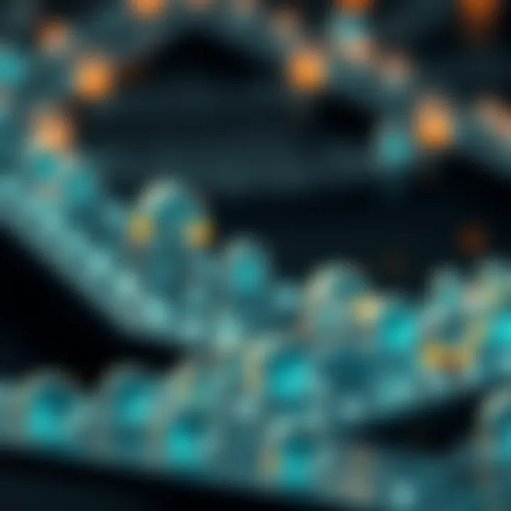 Conceptual representation of Saito blockchain technology