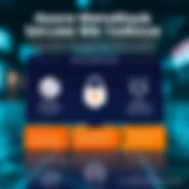 Infographic on secure usage practices for MetaMask