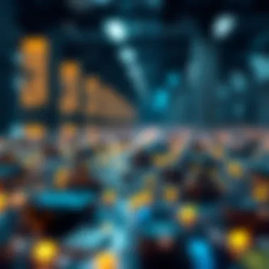 Illustration depicting the evaluation of blockchain technology