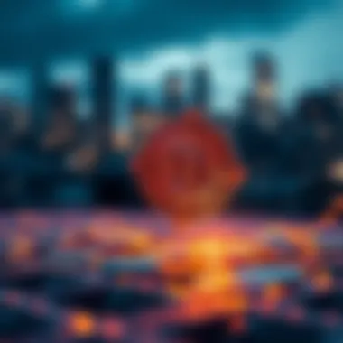 Conceptual representation of blockchain technology