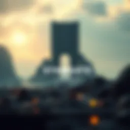 An abstract representation of the Stargate Finance concept, showcasing blockchain technology