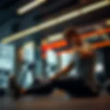 A futuristic blend of fitness and cryptocurrency