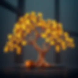 Conceptual illustration of a tech tree in cryptocurrency