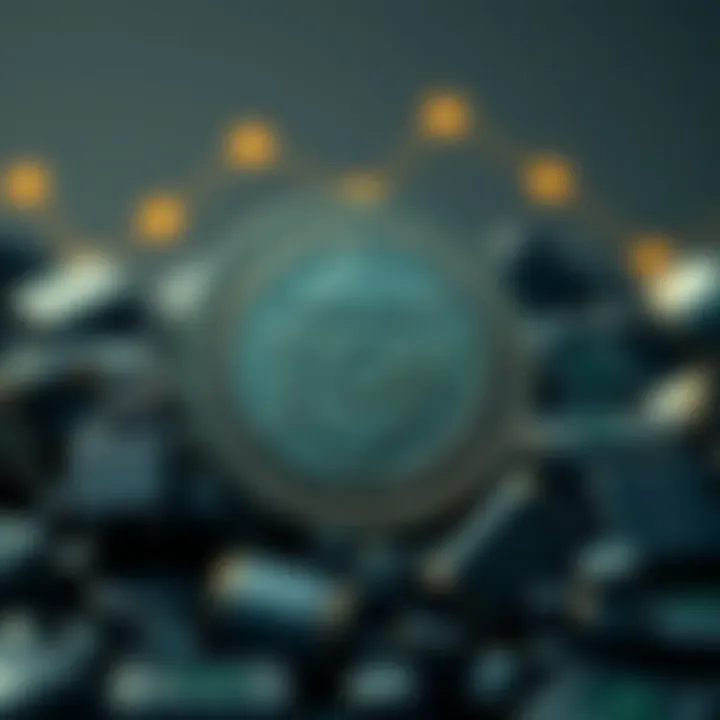 Conceptual image showcasing investment opportunities and risks related to TON coin