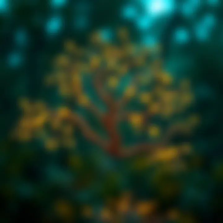 Trends in blockchain technology illustrated through a tech tree