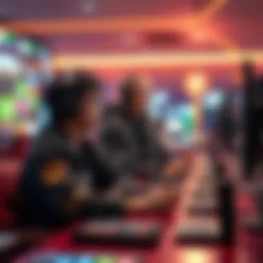 A conceptual image depicting user experience in blockchain gaming