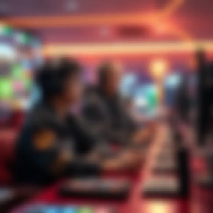 A conceptual image depicting user experience in blockchain gaming