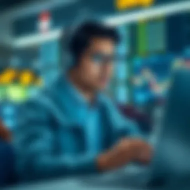 Illustration of user experience in trading platforms