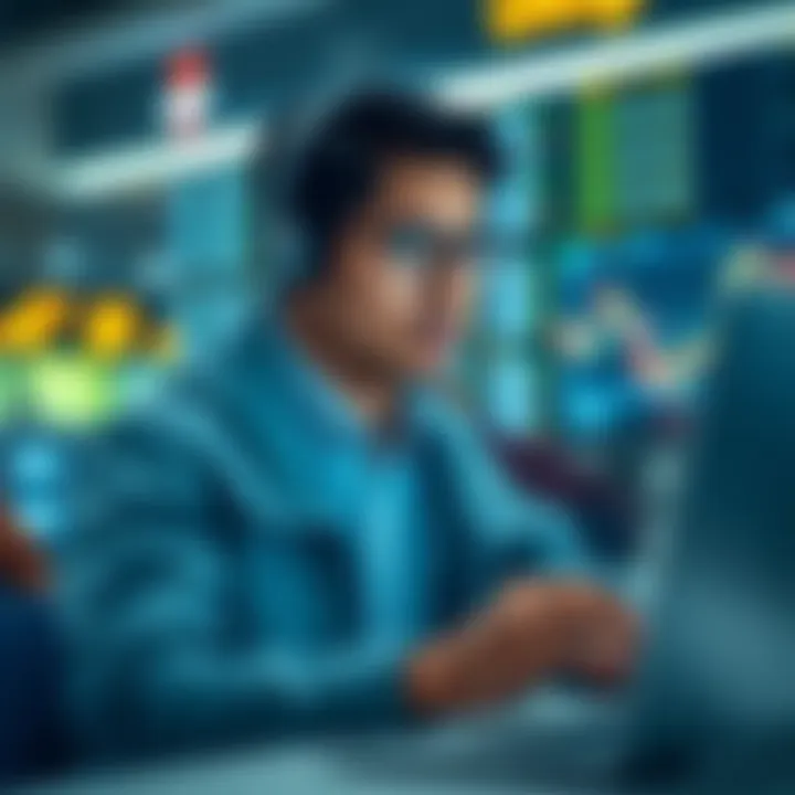 Illustration of user experience in trading platforms