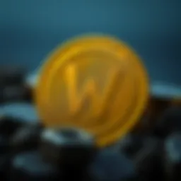 Conceptual representation of Wojak Coin in the crypto market