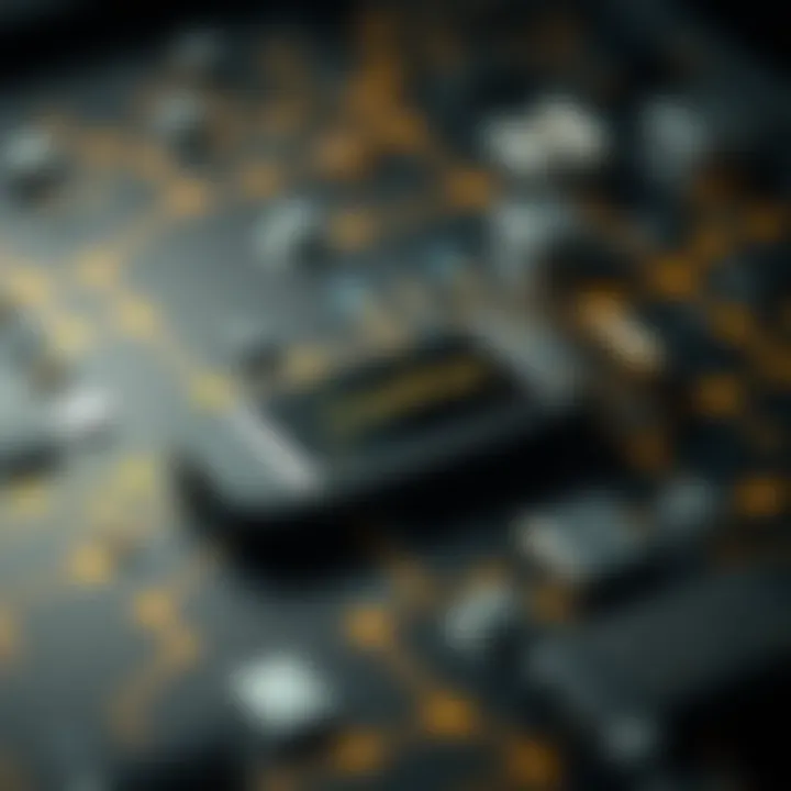 Diagram showing YubiKey integration with blockchain technology